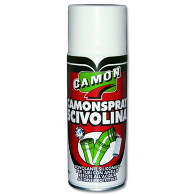 SPRAY SCIVOLINA SCIVOLANTE PROTETTIVO PER TUBI E RACCORDI IN PP E PVC 400 ML. 095500 - Camon