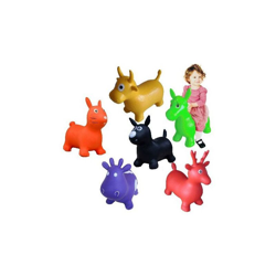 Cavalcabile Gonfiabile Puppy Animaletto Gomma Saltarello Giochi Bimbi No Pompa - Modello: Mucca Viola precio