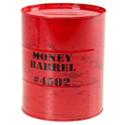 Machieraldo Gustavo - SALVADANAIO LATTA MONEY cm 13,5 h 15 UTILISSIMI