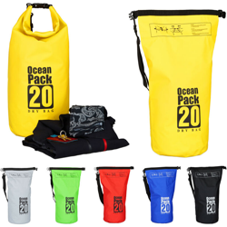 Zaino impermeabile Ocean Pack 20L borsa ultraleggera sacca dry bag da kajak rafting vela sci snowboard giallo precio