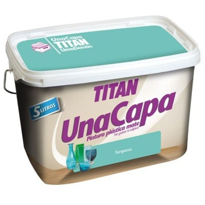 Titan Matte Painting Uno Strato | 2.5 L - Turchese - Turchese