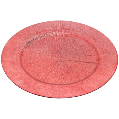 Sottopiatto in Polipropilene Cm 33 Rosso