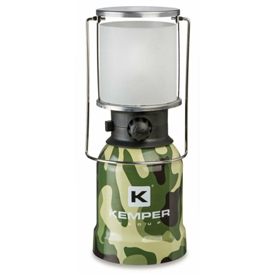 Lampada Da Campeggio a Cartuccia Accensione Piezo Mimetica Kemper KE2013CMF