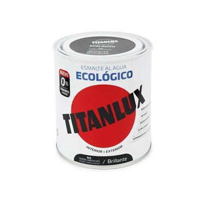 Smalto Ecologico Titanlux Brillante | 750 mL - 562 verdi Carrozze - 562 verdi Carrozze