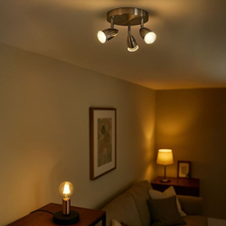 Arum Lighting - Spot Plafoniera orientabile 3 teste COLUMBUS GU10 alu precio