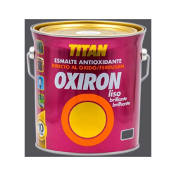Brillante Liscio Oxiron 4L | 4 L - 4550 grigio metallizzato - 4550 grigio metallizzato - Titan precio