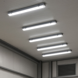Etc-shop - Set di 5 lampade a LED per lampade, magazzini, ambienti umidi, soffitti, tubi, luci diurne L 127,6 cm en oferta