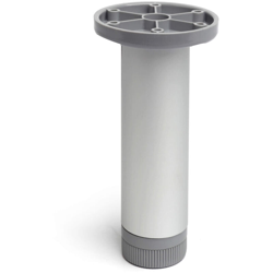gamba cilindrica stile moderno per mobili bassi. Altezza di 20 cm. Realizzata in alluminio con finitura anodizzato opaco. Per il bricolage e il DIY. precio