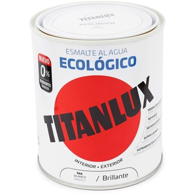 Smalto Ecologico Titanlux Brillante | 750 mL - 566 Bianco - 566 Bianco