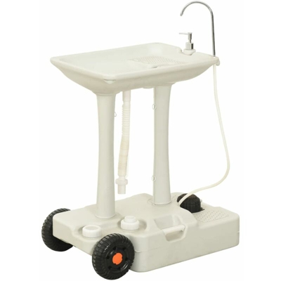 Lavandino da Campeggio con Serbatoio 35 L - Grigio - Youthup