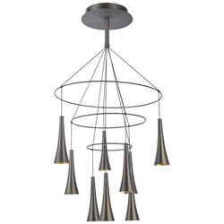 Sospensione Moderna A Led A Sospensione Caffè, Bianco Caldo 3000k 4050lm precio