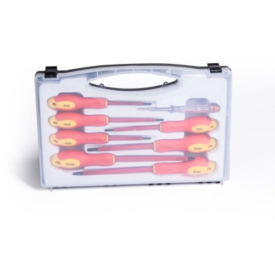 Kit cacciaviti da elettricista in varie misure con cercafase professionale 8pz