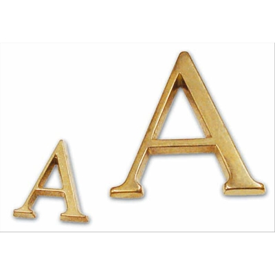 Lettera i in ottone mm 40
