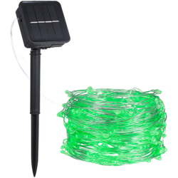 Luci solari a filo di rame con filo di rame Luci da prato 8 modalita di effetti di luce Verde,2W 2m 2 LED - 2W 2m 2 LED características