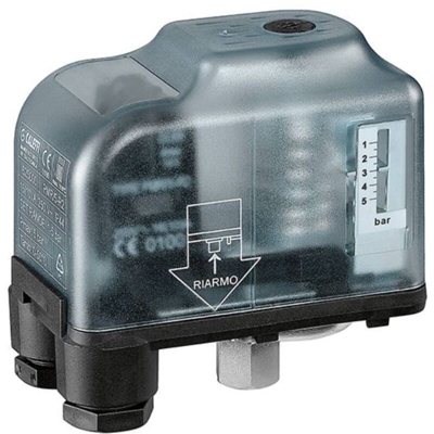 Pressostato Di Sicurezza A Ripristino Manuale Caleffi 625000 1/4'F Ip 44 (24639)