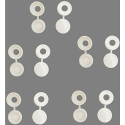 Vecam - CAPPUCCIO DI COPERTURA VITI MAXI BIANCO CON BASETTA características