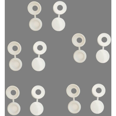 Vecam - CAPPUCCIO DI COPERTURA VITI MAXI BIANCO CON BASETTA