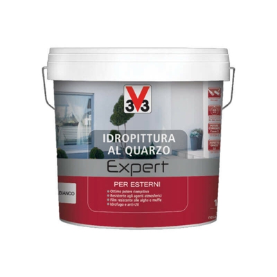 V33 - Idropittura al Quarzo Expert Colore Bianco 10 Litri