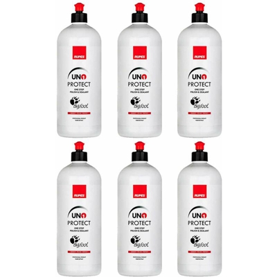 Pack da 6 Pastas Abrasivas UNO PROTECT (1000 ml) - Rupes