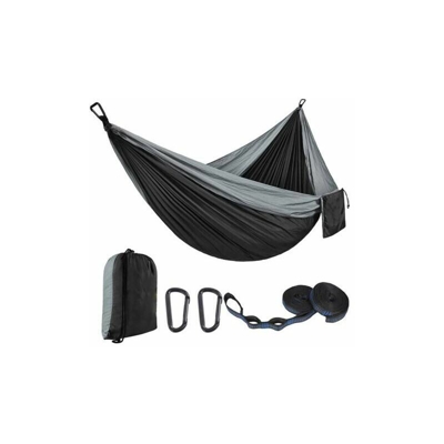 Amaca da campeggio ultraleggera da viaggio | Capacità di carico di 200 kg, paracadute in nylon ad asciugatura rapida | Moschettoni premium,