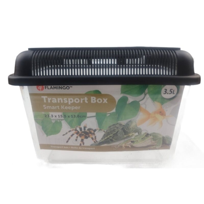 Flamingo Pet Products - Scatola da trasporto Goldie da 3,5 litri per rettili, pesci e tartarughe.