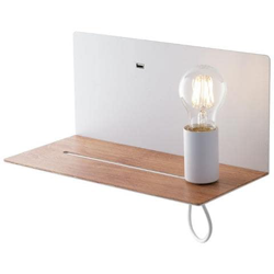 Applique Flash Bianco Usb 1xe27 33x15x18cm características