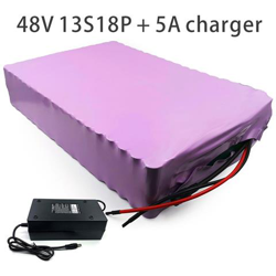 63ah 13s18p 48v Batteria E-bike Ebike Bicicletta Elettrica Li-ion Personalizzabile 380x270x75mm características