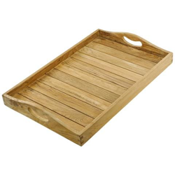 Piatto da bagno con manici 60 x 40 x 5 cm spa benessere in legno di teak certificato precio