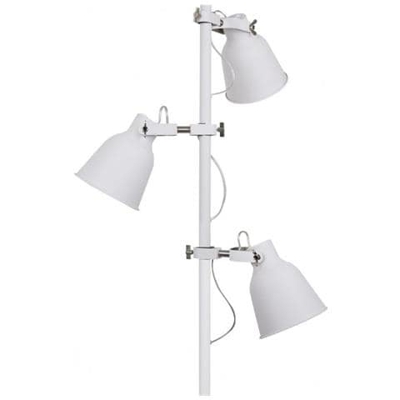 Piantana Lampada Da Terra Legend Bianco 3xe27 50x166cm