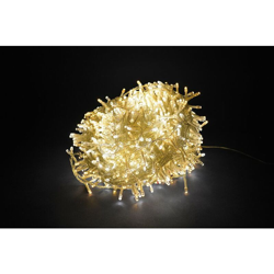 Partenope - Luci di Natale Led filo Trasparente Luce Calda Fredda da Esterno Interno Albero - Numero Led: 500 - Temperatura di colore: Luce Calda precio