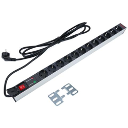 Multipresa Per Rack 19'' Di 12 Prese Con Interruttore E Protezione Sovracorrente Rackmatic precio
