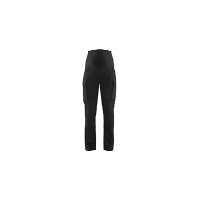 710118309900XS - Pantaloni per la maternitÃ , elasticizzati, taglia XS, colore: Nero - Blaklader