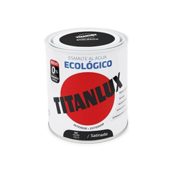 Smalto Satinado Ecologico Acqua Titanlux | 750 mL - 567 nero - 567 nero precio