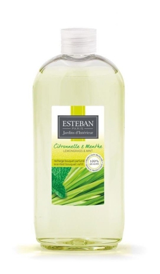Esteban-paris - ESTEBAN PARIS RICARICA PER DIFFUSORE BASTONCINO 300ML CITRONELLE&MENTHE