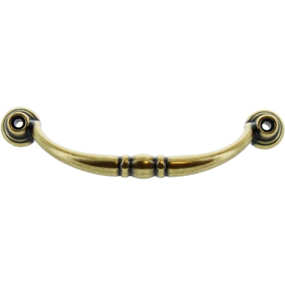 Maniglia in zama finitura oro interasse 96 mm 25 pezzi art. 15131