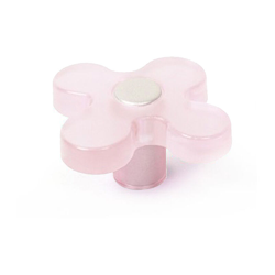 Pomolo infantile, ABS, Rosa, Diametro 49 mm. Marchio - REI en oferta