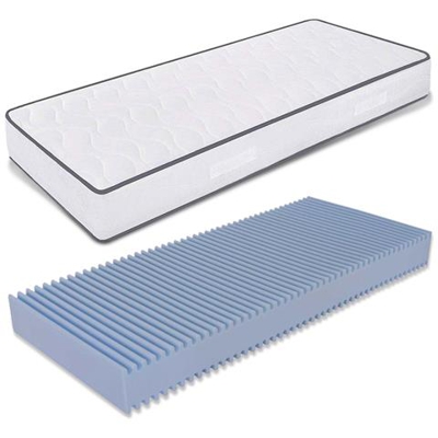 Materasso Singolo In Poliuretano Alto 18 Cm Water Foam Non Sfoderabile 90x190. Modello: Primavera H 18