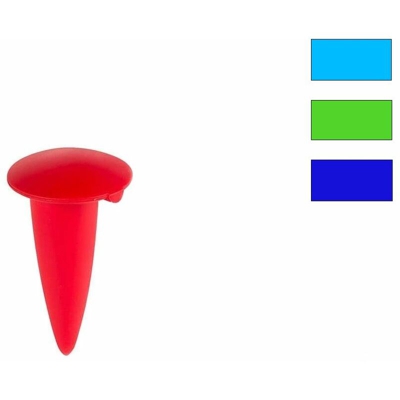 Posacenere da spiaggia colorato 15cm cono portatile richiudibile sabbia pulita