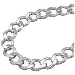 Collana 102009 - Curb Chain 11mm Argento 925-50cm características
