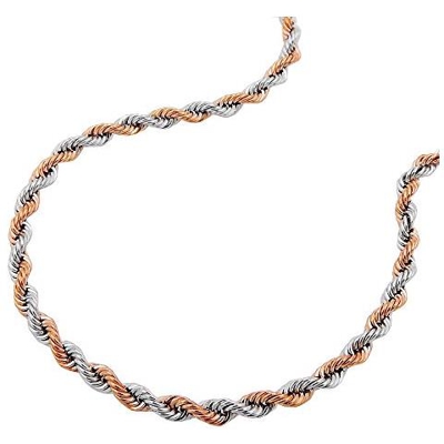 Collana 517002 - Rope Chain Bicolor 9ct Gold 45cm