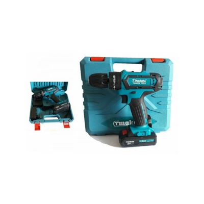 Topolenashop - trapano avvitatore a batteria litio a percussione 26V doppia batteria + valigia