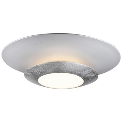 Plafoniera A Led Integrata A Filo Tonda Bianco Opaco