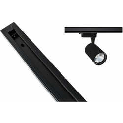 B&s - Asta bianario nero 1M supporto per faretto led scivolamento manuale portalampada precio
