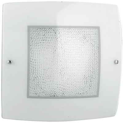 I-TRILOGY / PL40 - Plafoniera dalla forma semplice quadrata e con luci led 28 watt
