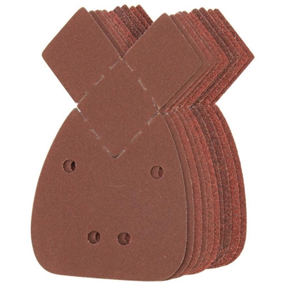 Silverline Fogli a fissaggio strappo & 2 punte 140 mm 10 pz 2 x 40, 2 x 60, 2 x 80, 2 x 120, 2 x Grana 240