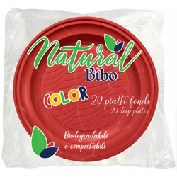 Machieraldo Gustavo - PIATTO FONDO Pz 20 ROSSO NATURAL BIBO características