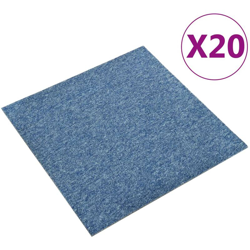 Quadrotte di Moquette 20 pz 5 m2 50x50 cm Blu - Blu - Youthup características