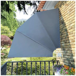 Tenda Laterale per Balcone Pieghevole Grigio 210x210 cm precio