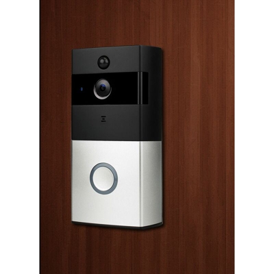 Videocamera per campanello video impermeabile IP65 wireless, conversazione bidirezionale, rilevamento del movimento PIR, visione notturna