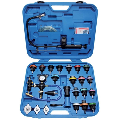 Kit controllo test pressione radiatore radiatori tester auto 28 pezzi